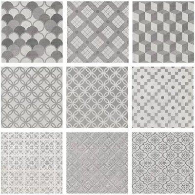 Керамогранит SG1576N Карнаби-стрит орнамент серый 20х20