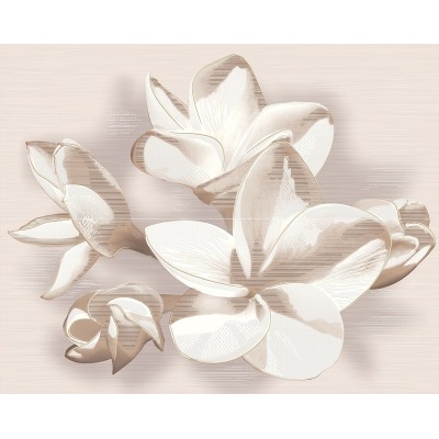 Плитка 584192004 Панно AMATI PLUMERIA BEIGE 40,2x50,5