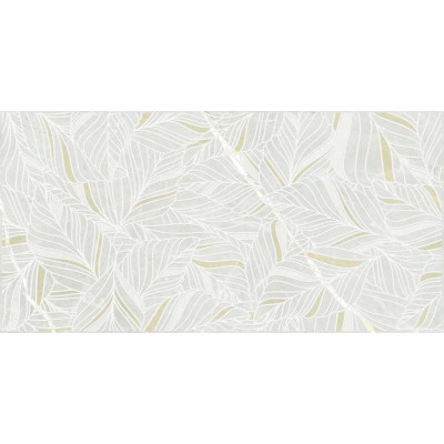 Плитка 04-01-1-18-03-07-4137-3 York Декор листья серо-бежевый 30x60