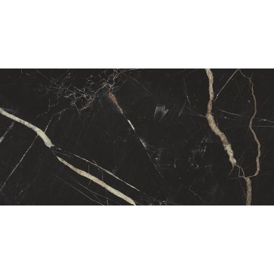 Плитка 16072 Фрагонар чёрный 7.4*15