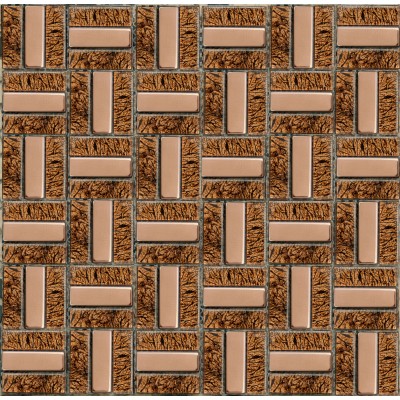 Мозаика MS-619 метал стекло (300*300)