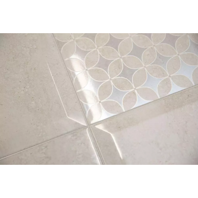 Плитка 8347 Туф бежевый светлый грань глянцевый 20х30