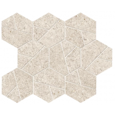 Мозаика A67I Boost Stone White Mosaico Hex 25x28,5