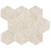 Мозаика A67I Boost Stone White Mosaico Hex 25x28,5