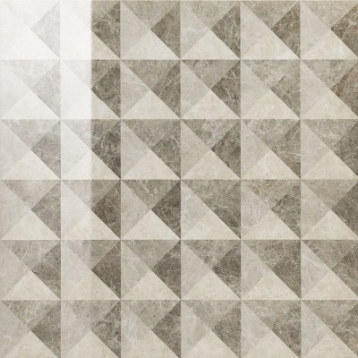 Керамогранит 610080000151 Elite Grey Inserto Illusion Lux 59x59