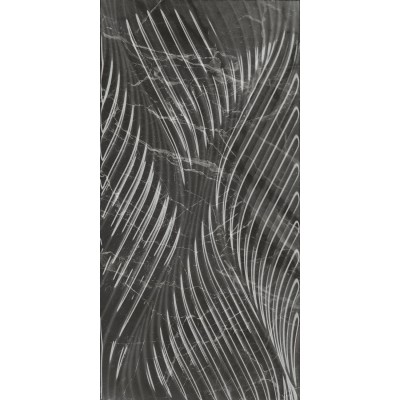 Плитка 11282R Коррер чёрный глянцевый структура обрезной 30x60x1