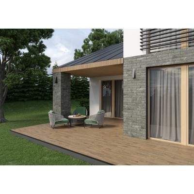 Керамогранит Listria Marrone R9 80x17.5