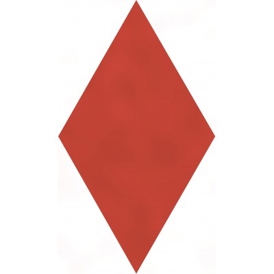 Плитка KMD2SRB007BN Декор Риад красный глянцевый 13,5x7,8x0,9