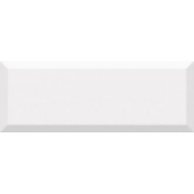 Плитка 15080 Бельканто белый грань 15x40