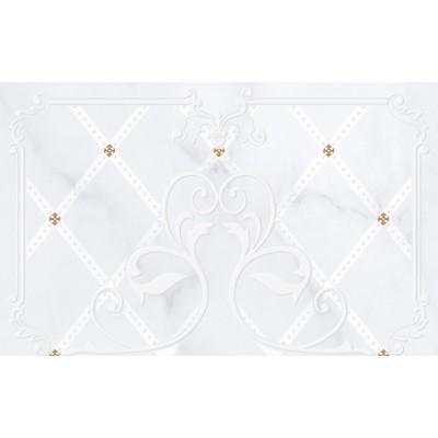 Плитка 010300000190 Декор Милана светло-серый 01 25х40