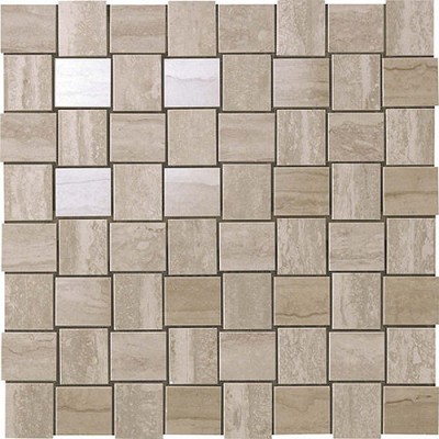 Мозаика 9MVM Marvel Travertino Silver Net Mosaic 30.5x30.5