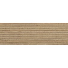 Плитка A16488 Japandi коричневый рельеф 25x75