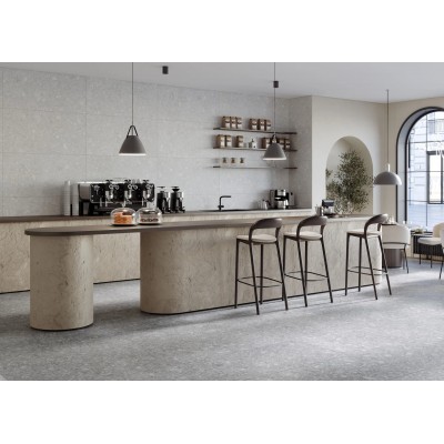 Керамогранит K-2110/MR Molekula Белый 600x1200x10