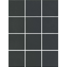 Керамогранит 1333 Агуста черный натуральный (30x40 из 12 частей) R10 9,8х9,8