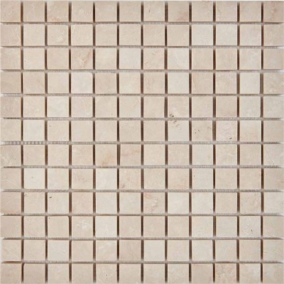 Мозаика PIX235 Cream marfil из мрамора матовая 23x23 305х305x6