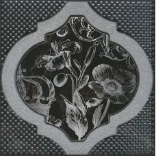 Плитка HGD/B263/17052 Фрагонар чёрный 15*15