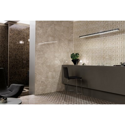 Керамогранит 610080000148 Elite White Inserto Blossom Lux 59x59