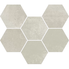 Мозаика 620110000172 Экспо Уайт Мозаика Гексагон 25x29