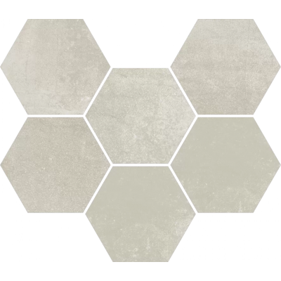 Мозаика 620110000172 Экспо Уайт Мозаика Гексагон 25x29