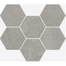 Мозаика 620110000109 Terraviva Грэй Мозаика Гексагон Нат Рет 25x29