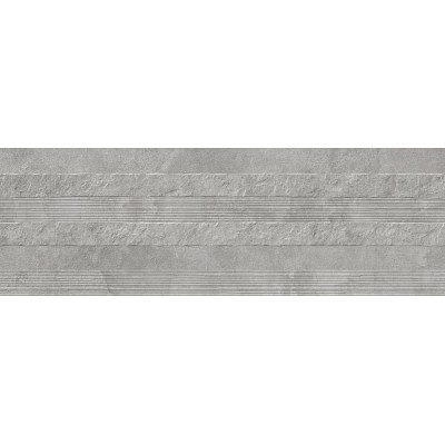 Плитка 40439 Downtown Grey Material SP/33,3X100X0,98/R 33,3x100