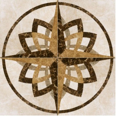 Керамогранит 610080000148 Elite White Inserto Blossom Lux 59x59