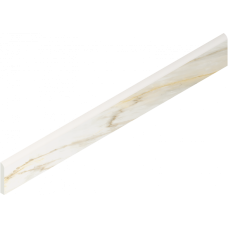 Керамогранит 610130007451 Stellaris Carrara Ivory Battiscopa Nat 7.2x60
