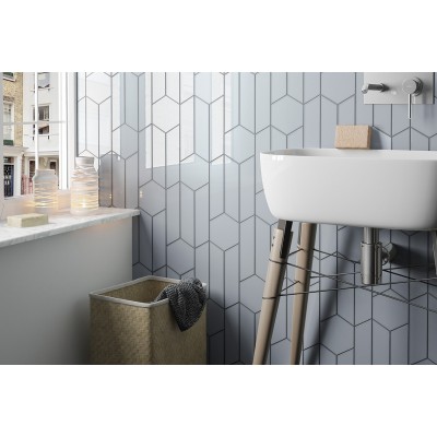 Плитка 23366 Black Right 5,2x18,6