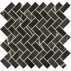 Мозаика 620110000217 Stellaris Absolut Black Mosaico Cross Nat 31.5x29.7