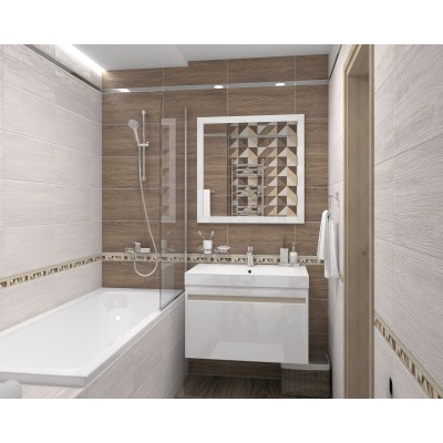 Плитка 34003 Village серый 25х50