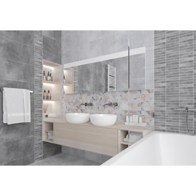 Плитка 18-00-06-3645 Etnis узор светло-серый 30х60