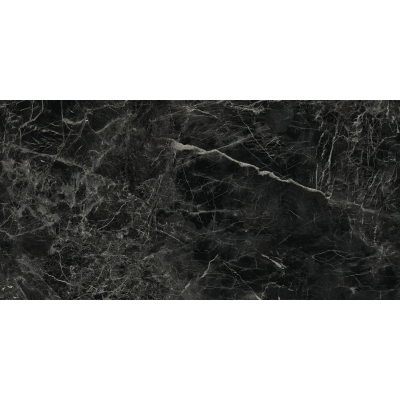 Керамогранит A7F9 Marvel Noir St. Laurent Lappato 2PZ 75x150