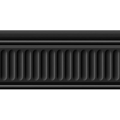 Плитка 19031/3F Карнавал в Венеции черный структурированный 20х9,9