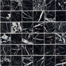 Мозаика PIX252 Black majesty из мрамора полированная 48x48 305х305x6