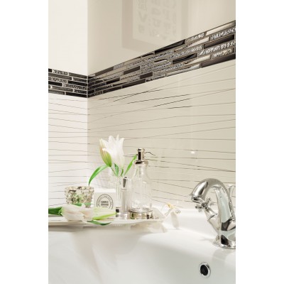 Плитка PS-01-159-0237-0078-1-028 Abisso bar white 23,7x7,8