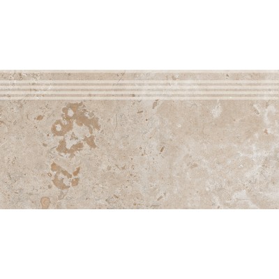 Ступени DD205400R/GR Ступень Про Лаймстоун бежевый темный натуральный обрезной R10 60х30