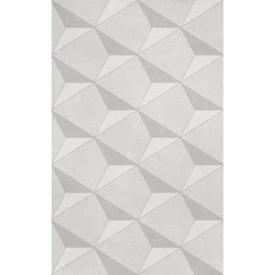 Плитка HGD/A583/6437 Декор Корредо серый светлый матовый 25x40