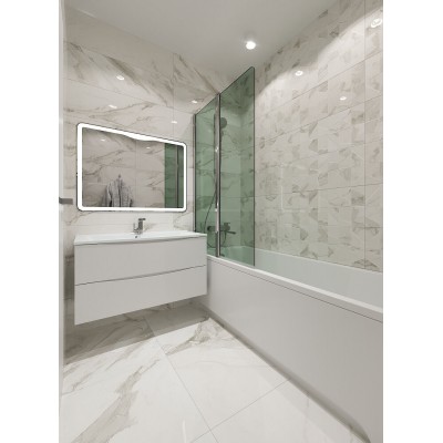 Плитка Calacatta Art Silver G3D 90x30