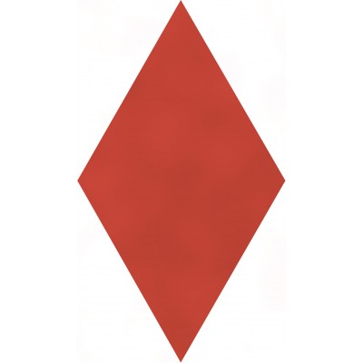 Плитка KMD2SRB007BN Декор Риад красный глянцевый 13,5x7,8x0,9