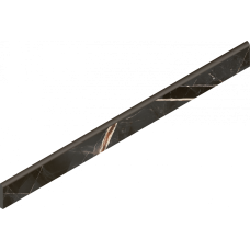 Керамогранит 610130007469 Stellaris Absolut Black Battiscopa Nat 7.2x80