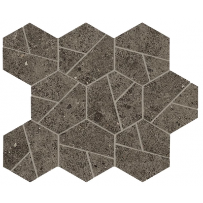 Мозаика A7C1 Boost Stone Tobacco Mosaico Hex 25x28,5