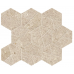 Мозаика A7CV Boost Stone Cream Mosaico Hex 25x28,5