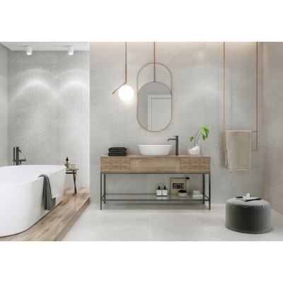 Керамогранит O-GBT-GGC093 Grey Blanket серый 59.3х59.3