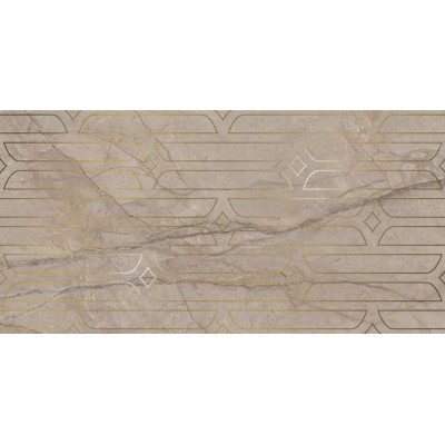 Плитка KMD3STA071BR Декор Ифран бежевый светлый глянцевый обрезной 60x119,5x0,9