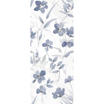 Плитка Scarlett white декор 25х60