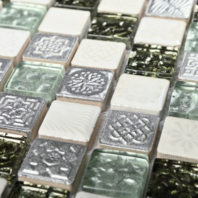 Мозаика Bali (стекло+камень) 23*23 300*300