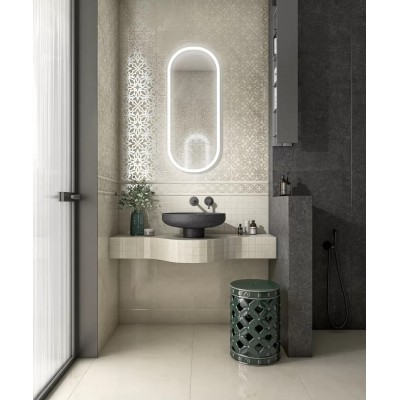 Керамогранит KM6060G0432R Махкама бежевый светлый лаппатированный обрезной 60x60x0,9