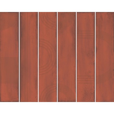 Плитка KMP3STA005RN6X Панно Мажорель красный глянцевый (из 6 частей 6х28,5) 36x28,5x1