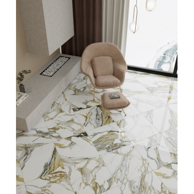 Плитка DG13-02 Duchess Gold Decor 02 glossy 30x90