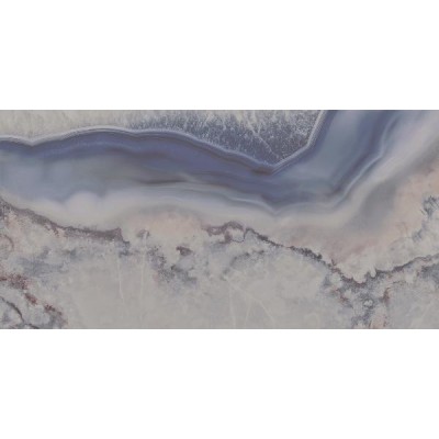 Плитка 19076 Сеттиньяно синий грань глянцевый 9,9x20